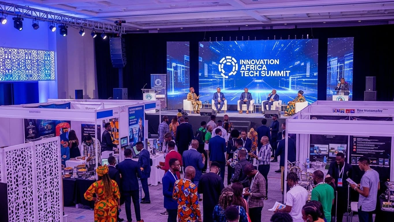 Image of an ongoing tech event