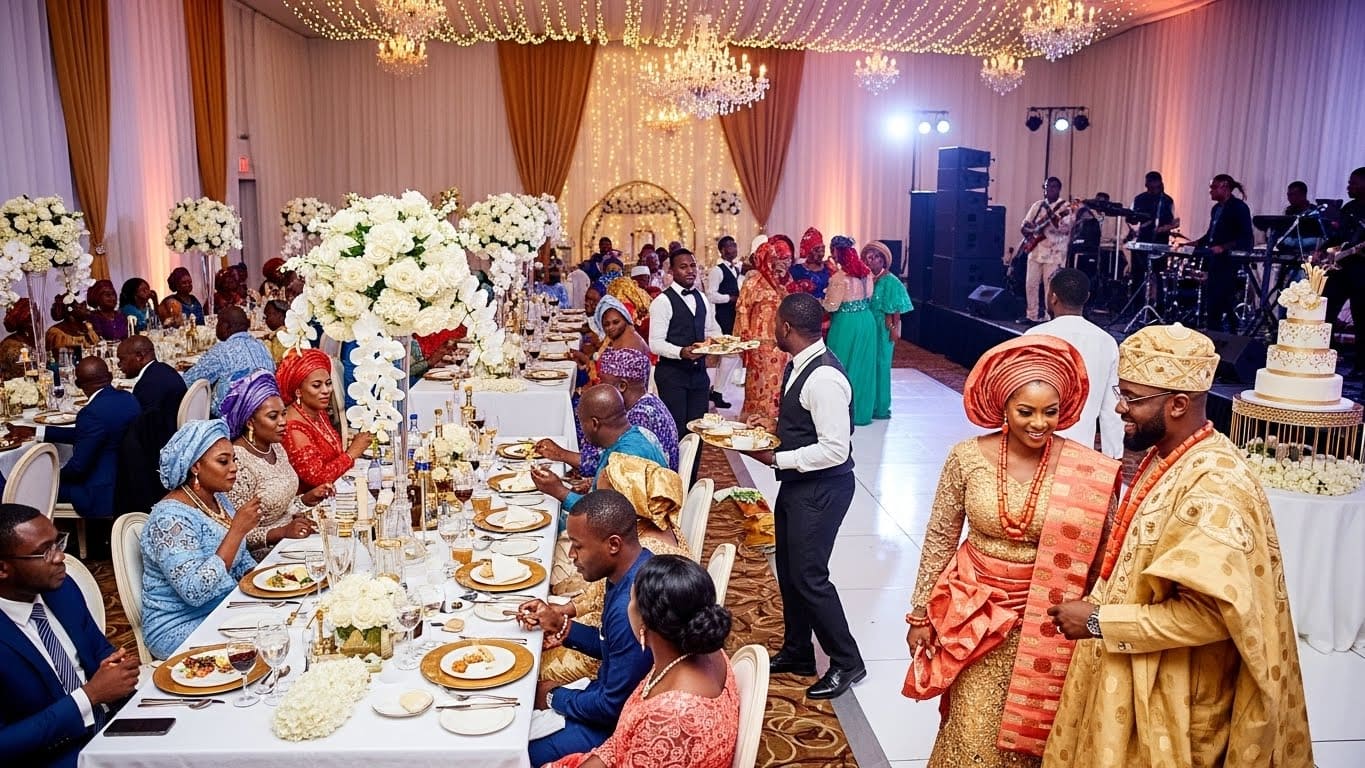 Image of an ongoing wedding